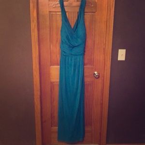 Teal Bridesmaid Dress- David’s Bridal